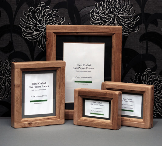 Solid Oak Picture Frames from the 'Chunky' range